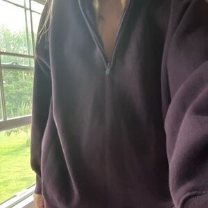 Aritzia Deep Purple Sweatfleece